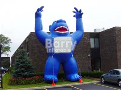 Giant black gorilla，strong King Kong inflatable advertisement for sale BY-AD-016